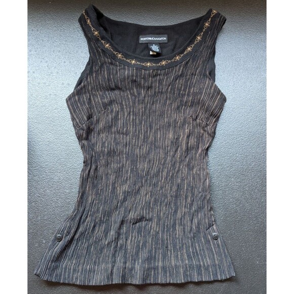 Vintage Norton McNaughton Top Sleeveless Y2K Embroidered Size Small - Picture 10 of 12
